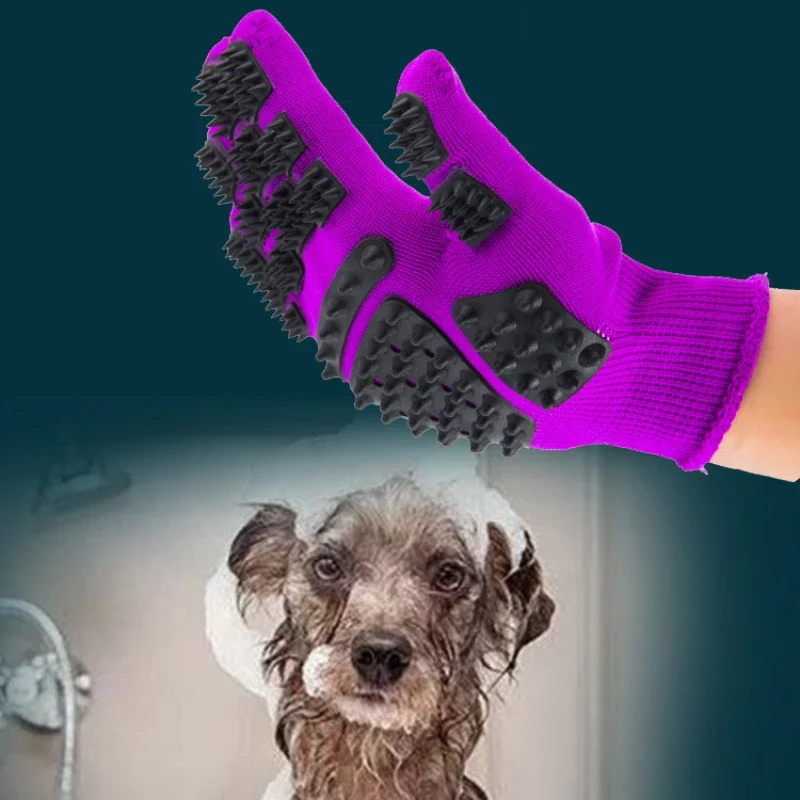 Pet Supplies Grooming - 1PC Pet Hair Grooming Gloves Cat