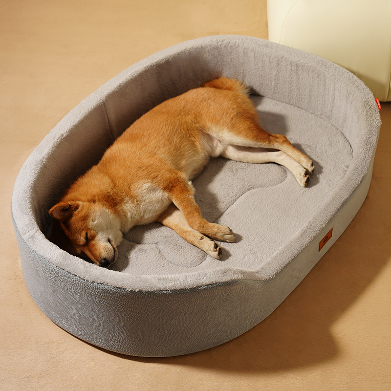 Calming Dog Bed - Dog Beds for Large Dogs, Winter