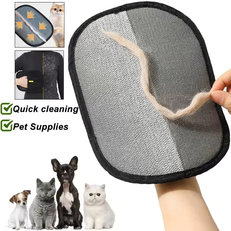 Pet Supplies Grooming - Pet Hair Removal Tool Reusable Static