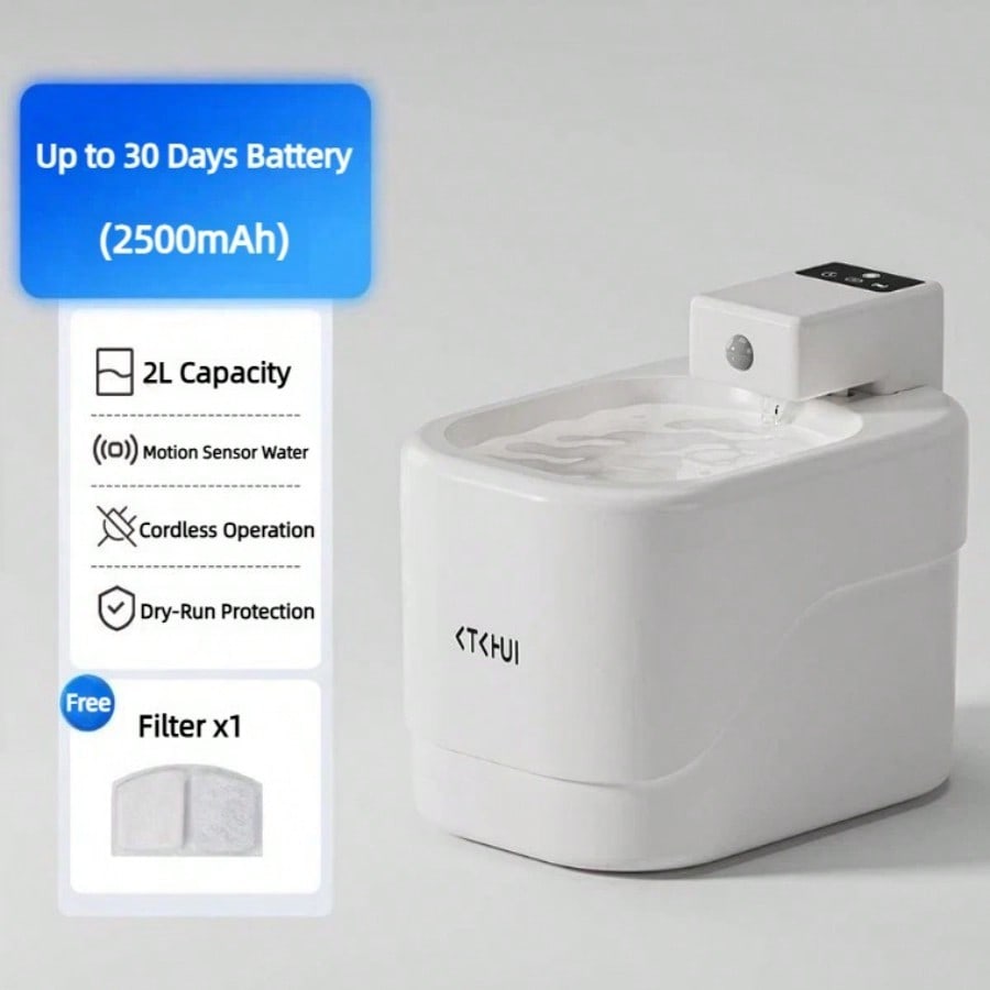 Cat Water Fountain Filter - Smart Cat Water Fountain Automatic Pet