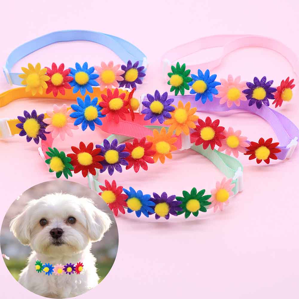 50PCS Colorful Dog Bowties Flo - Dog Bandana Scarf のレビューと価格