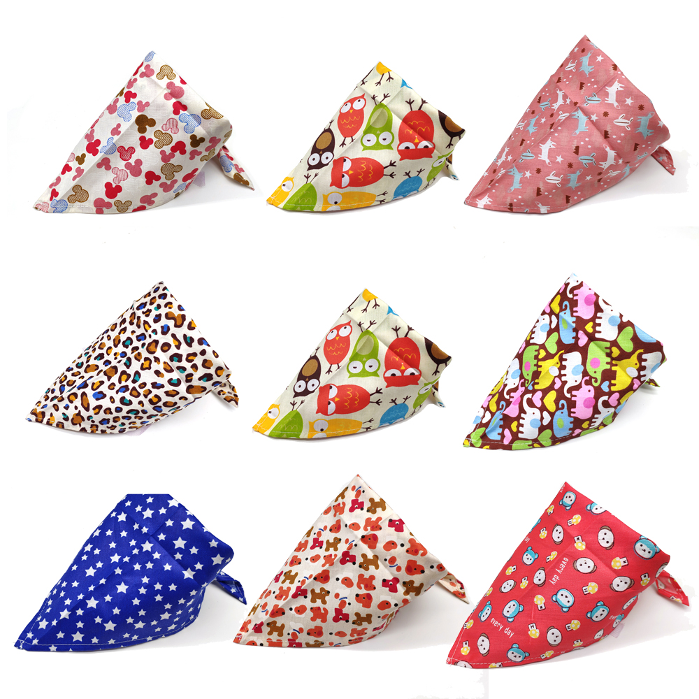 60pcs 100% Cotton Dog Bandanas - Dog Bandana Scarf のレビューと価格
