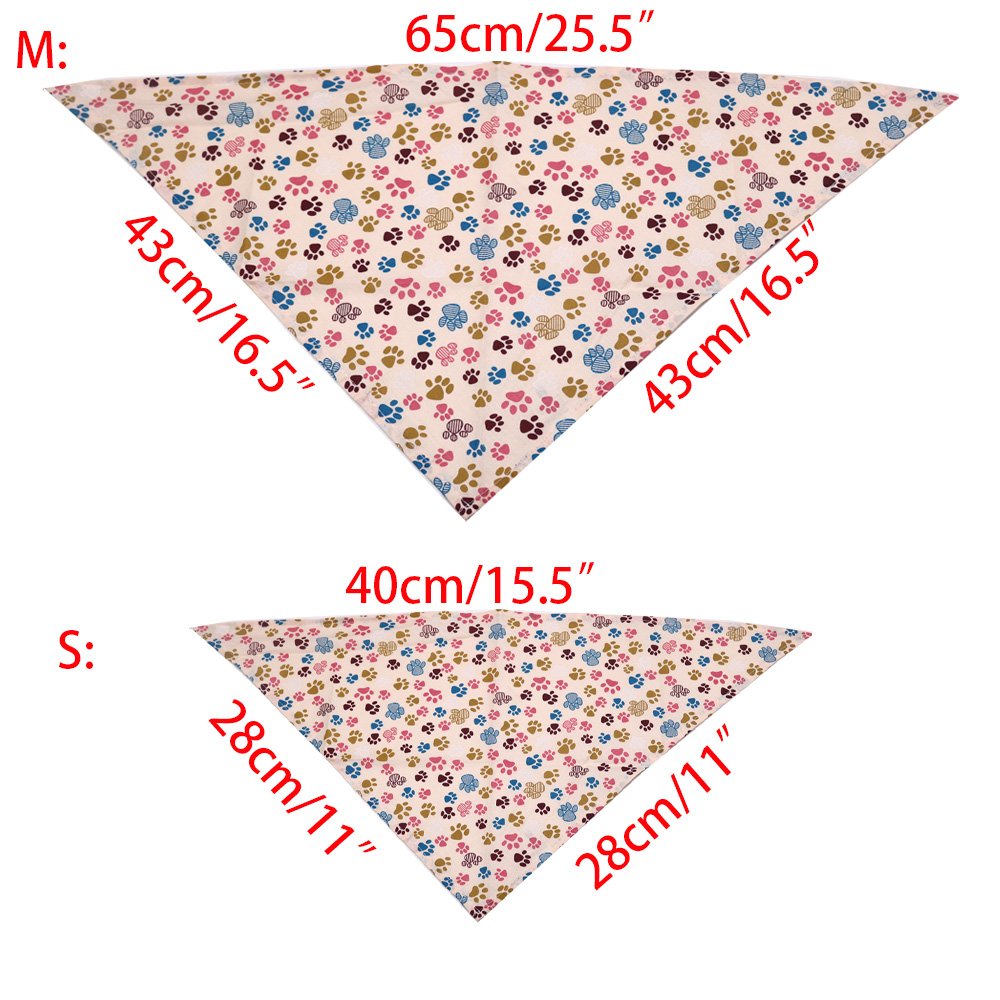 60pcs 100% Cotton Dog Bandanas - Dog Bandana Scarf のレビューと価格