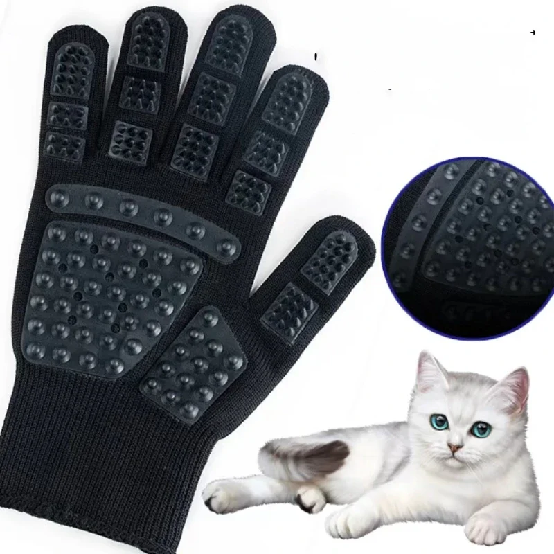 1PC Pet Hair Grooming Gloves C - Pet Supplies Grooming のレビューと価格