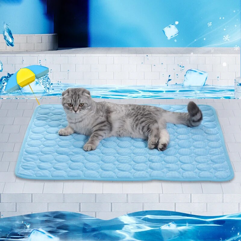 Pet Ice Mats Summer Cat Dog So - Calming Dog Bed のレビューと価格
