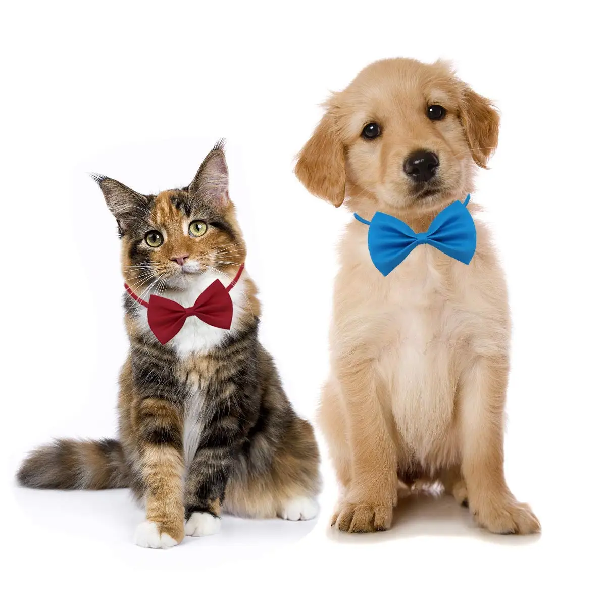 50/100pcs Dog Bows Mix Colors  - Dog Bandana Scarf のレビューと価格