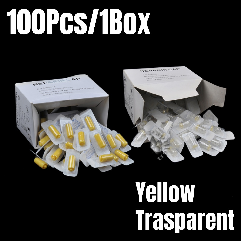 100Pcs/Box Heparin Cap IV Disp - Pet Supplies Store のレビューと価格