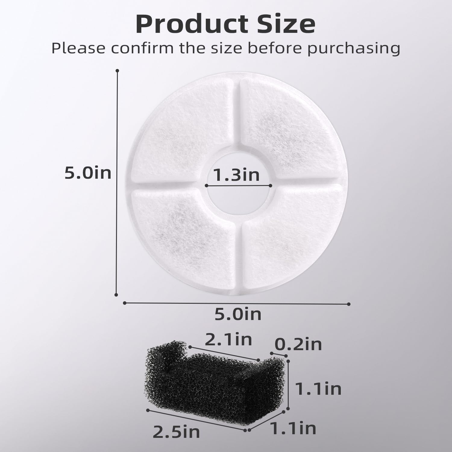 Round Carbon Filters Set Cat D - Cat Water Fountain Filter のレビューと価格