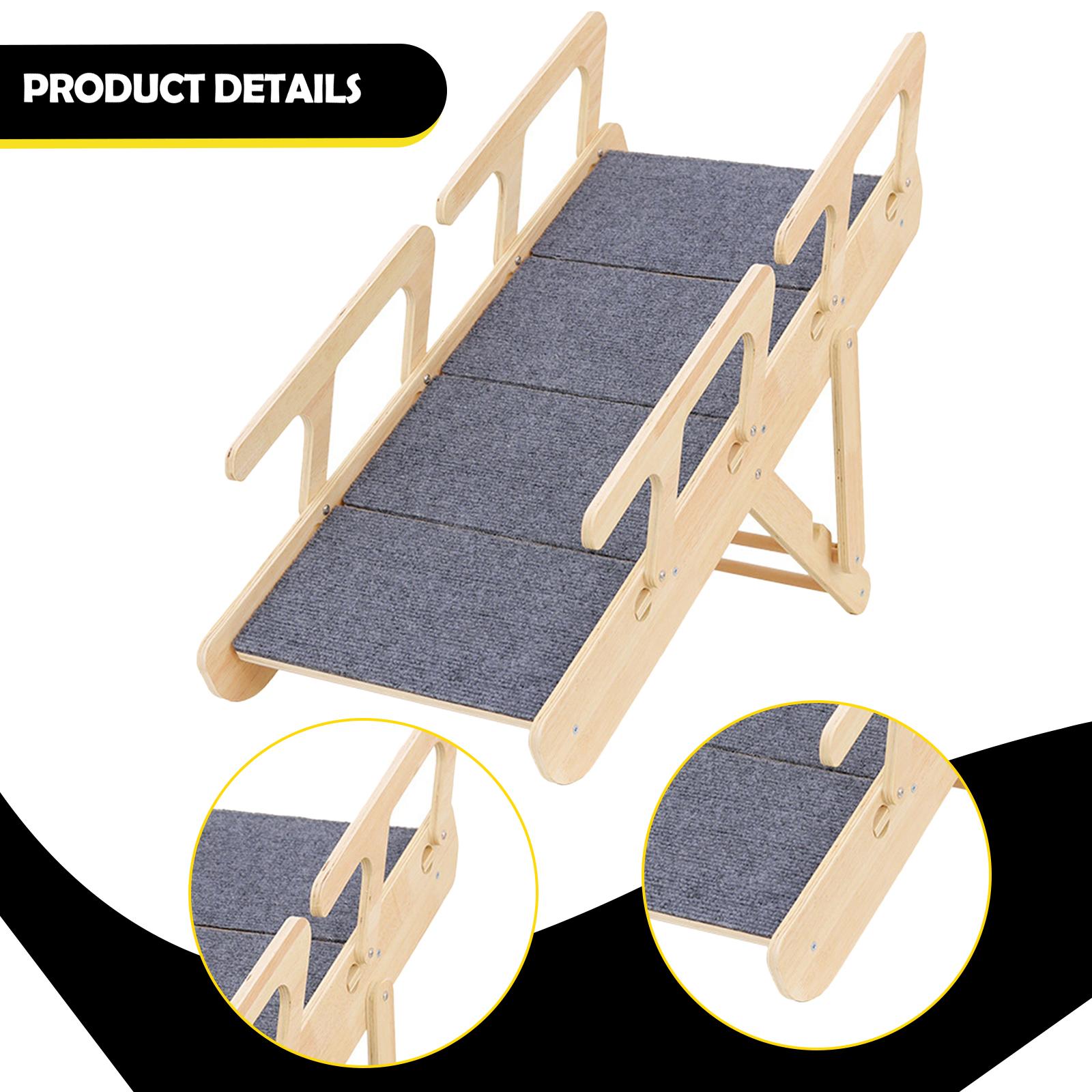 Wooden Pet Stair Stable Foldin - Calming Dog Bed のレビューと価格