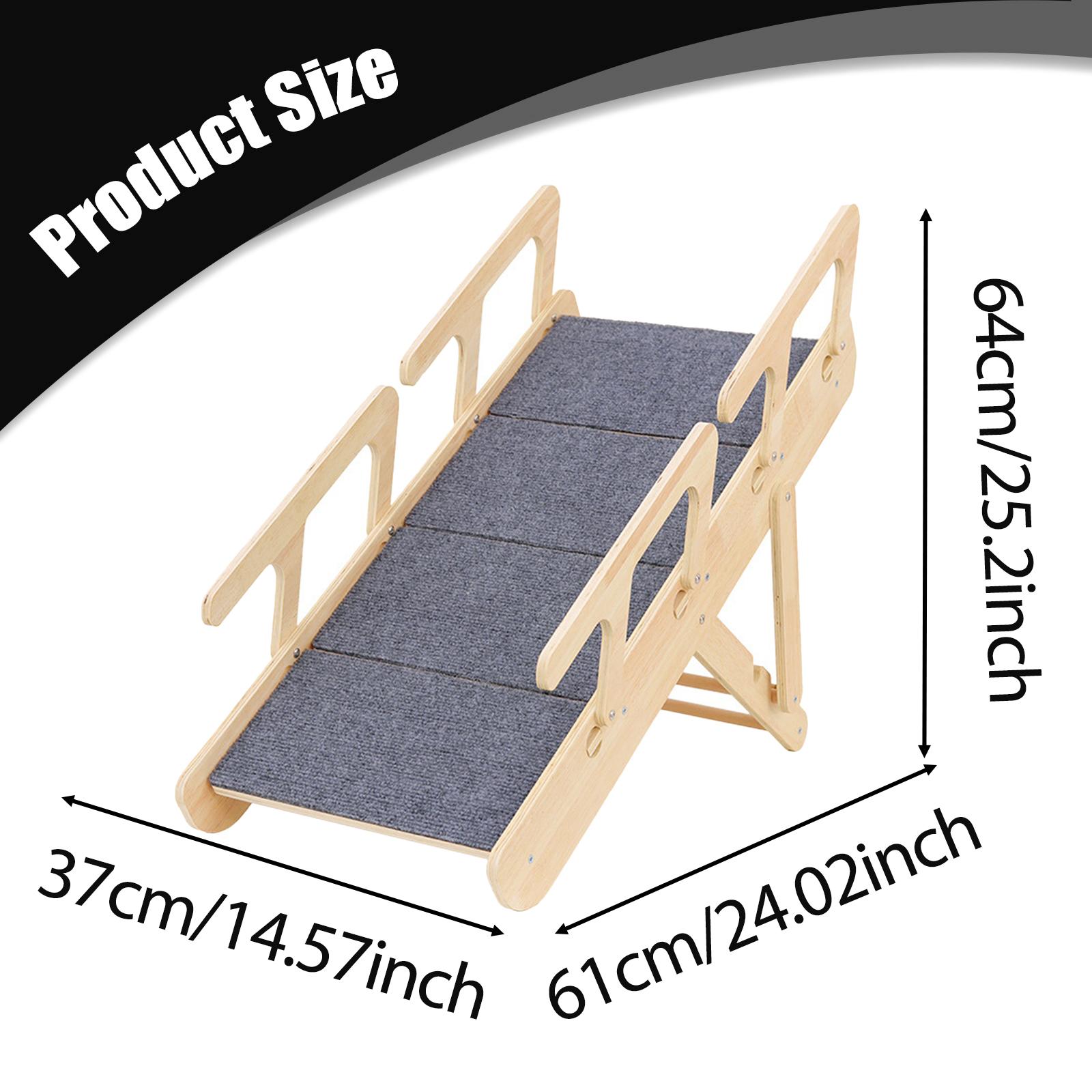 Wooden Pet Stair Stable Foldin - Calming Dog Bed のレビューと価格
