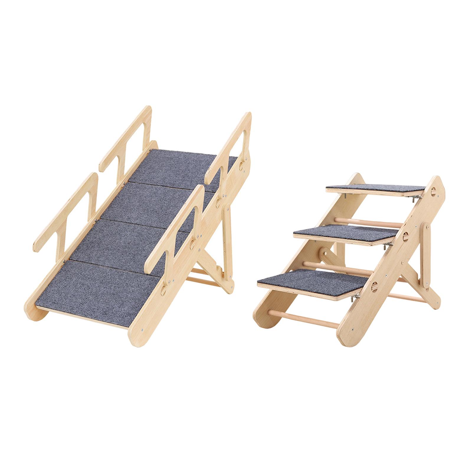 Wooden Pet Stair Stable Foldin - Calming Dog Bed のレビューと価格