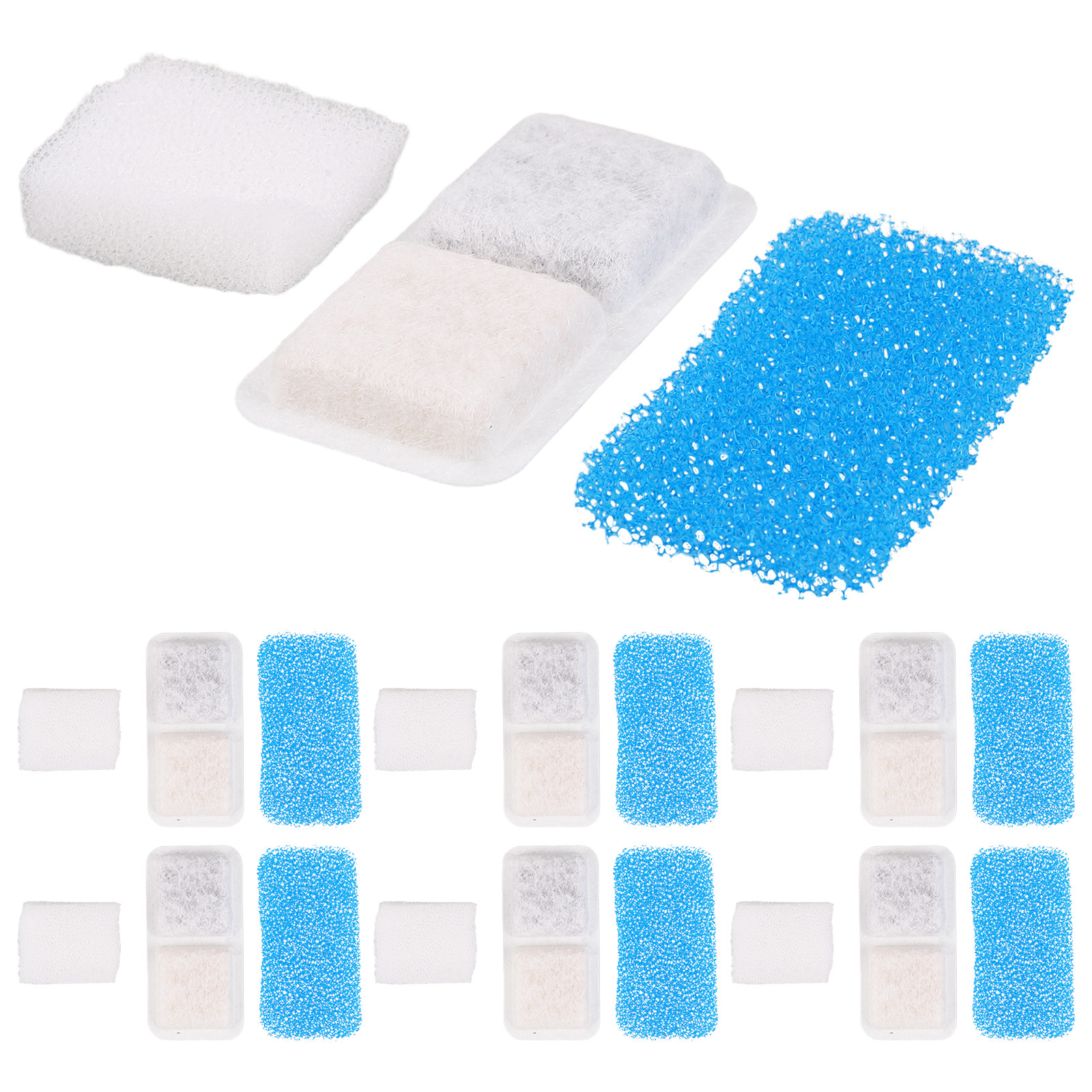 24Pcs Replacement Cat Fountain - Cat Water Fountain Filter のレビューと価格