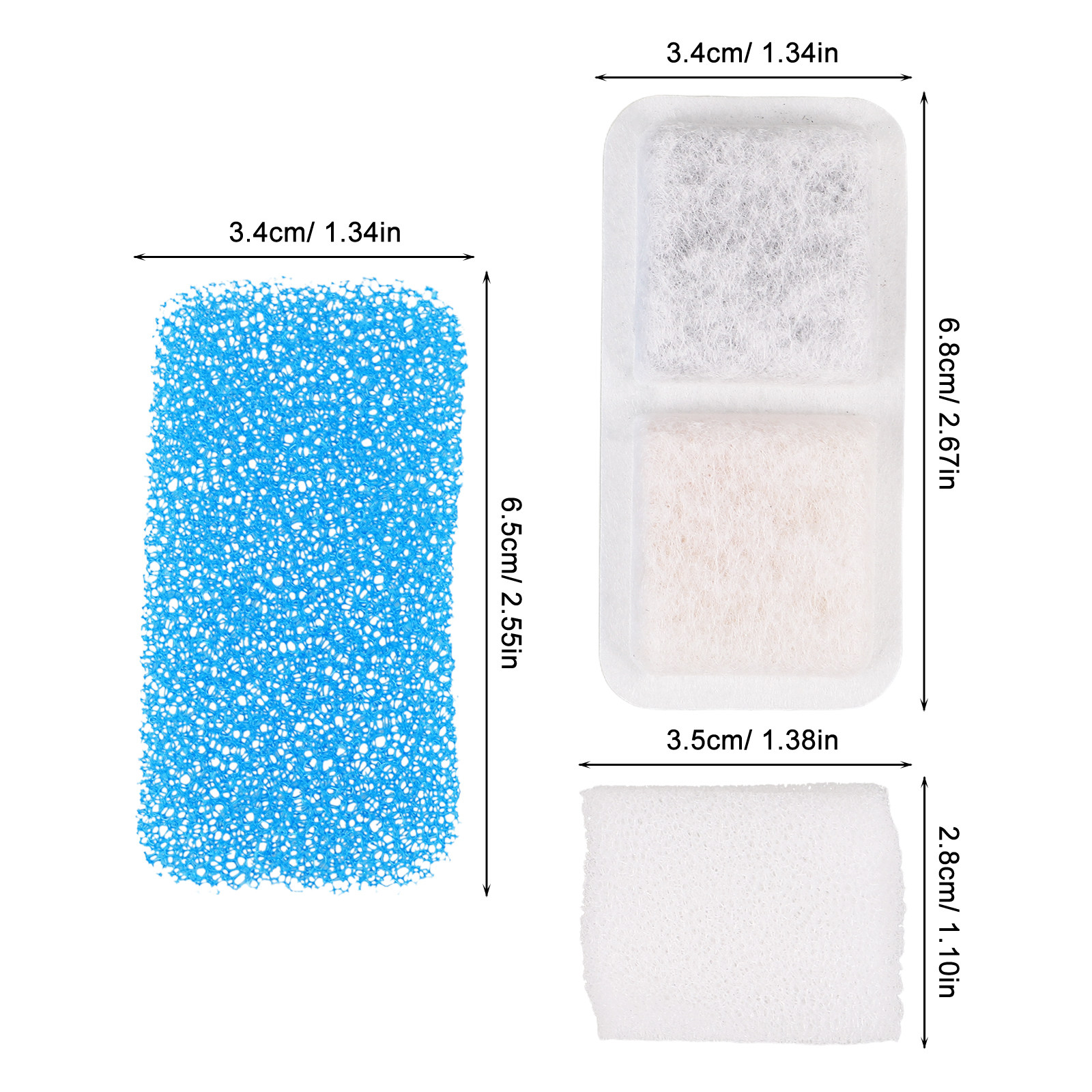 24Pcs Replacement Cat Fountain - Cat Water Fountain Filter のレビューと価格