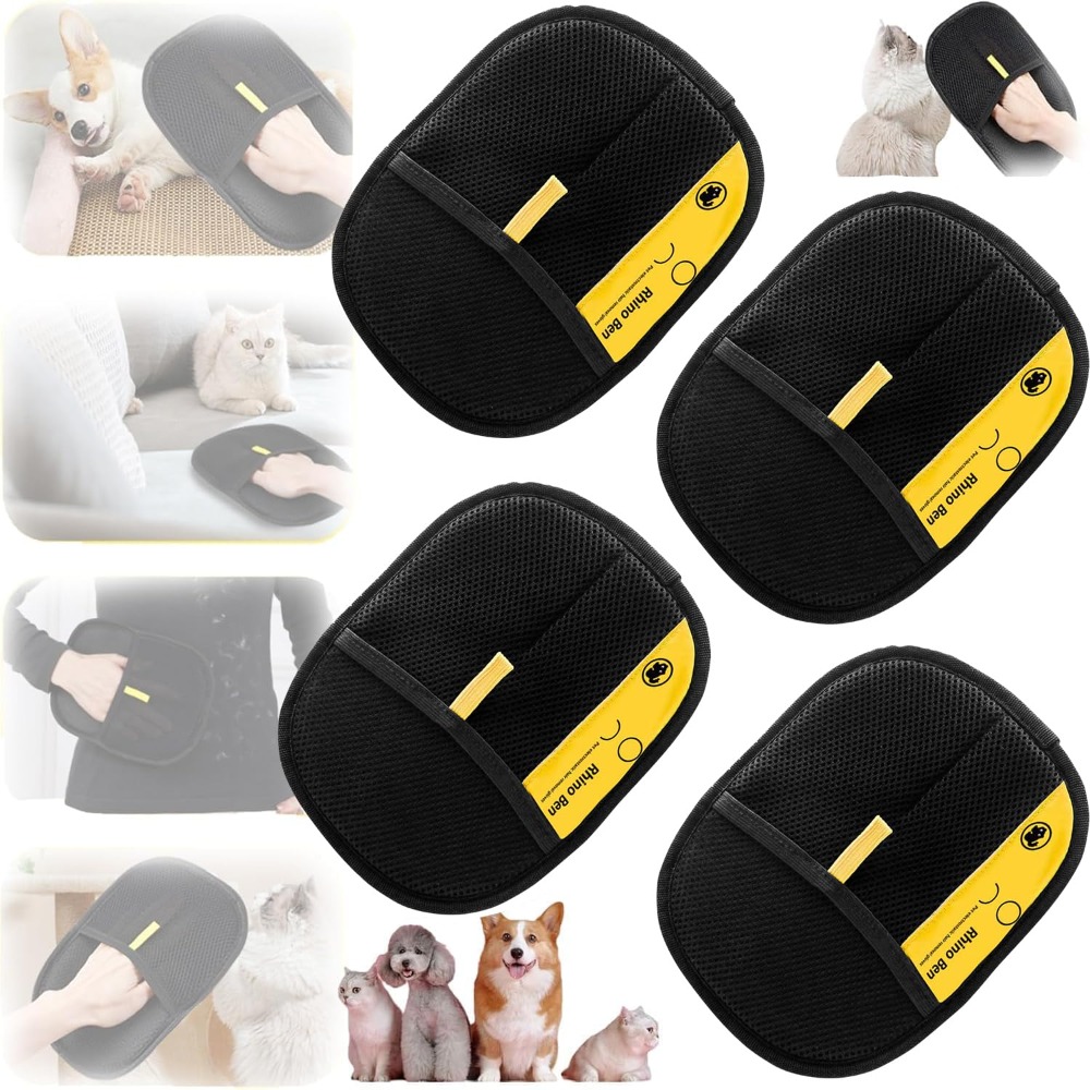 4pcs Double Sided Grooming Glo - Pet Supplies Grooming のレビューと価格