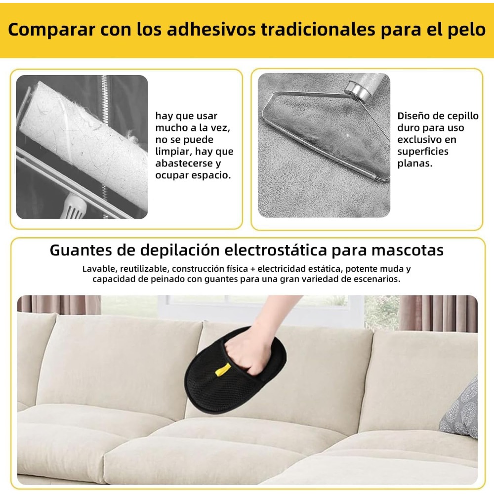 4pcs Double Sided Grooming Glo - Pet Supplies Grooming のレビューと価格