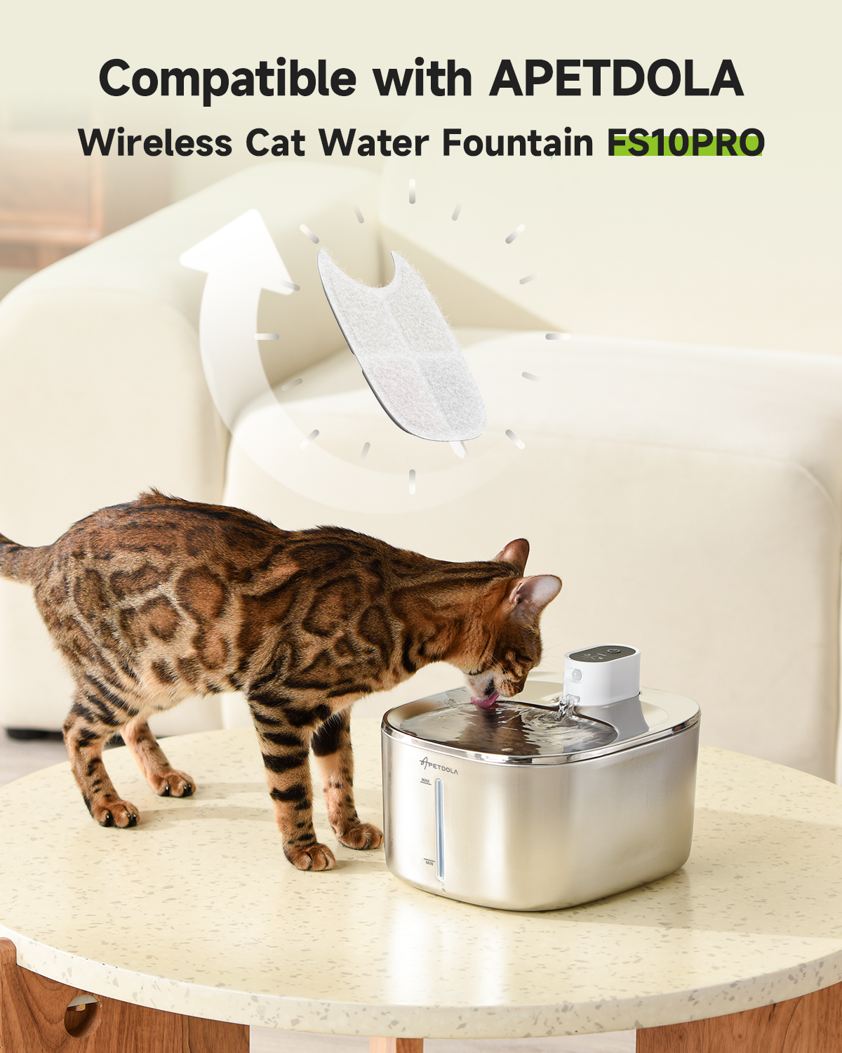 Replacement Filters For APETDO - Cat Water Fountain Filter のレビューと価格