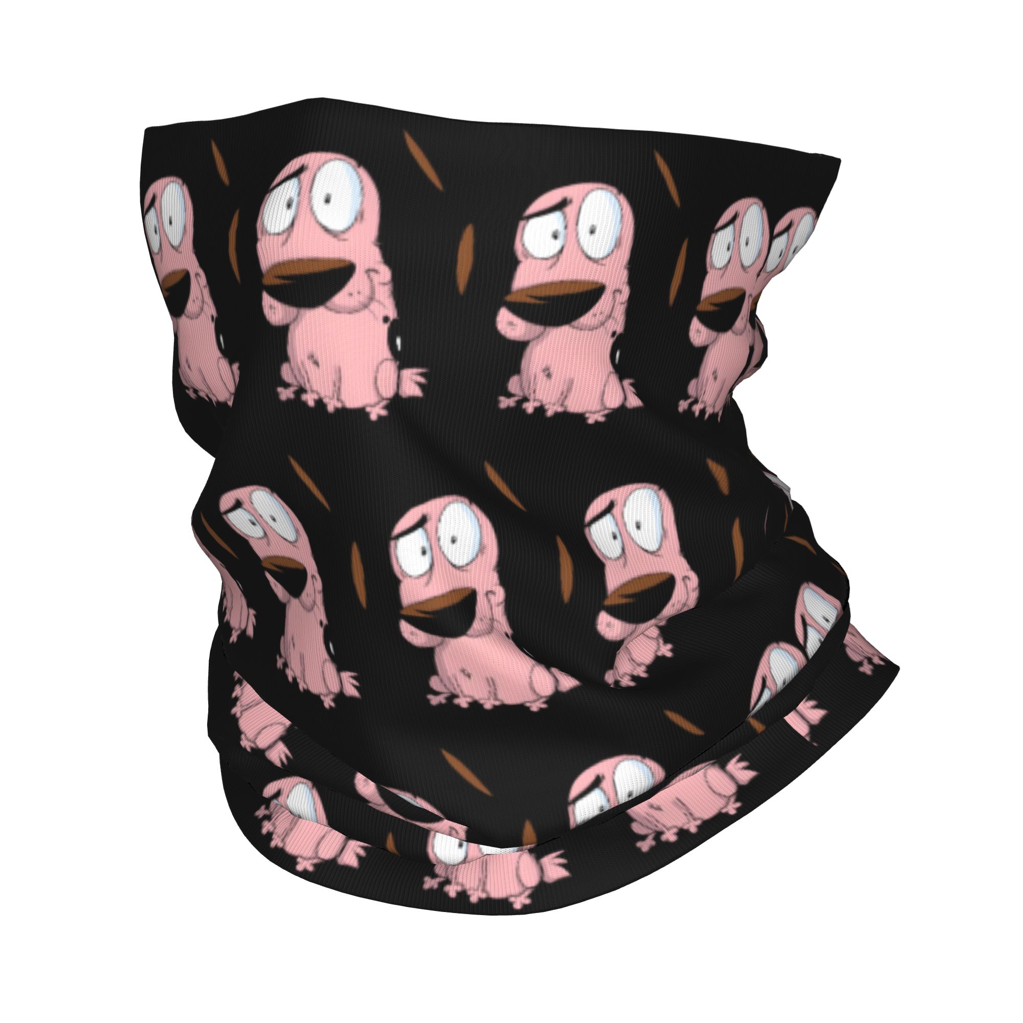 Custom Cartoon Courage Dog Win - Dog Bandana Scarf のレビューと価格