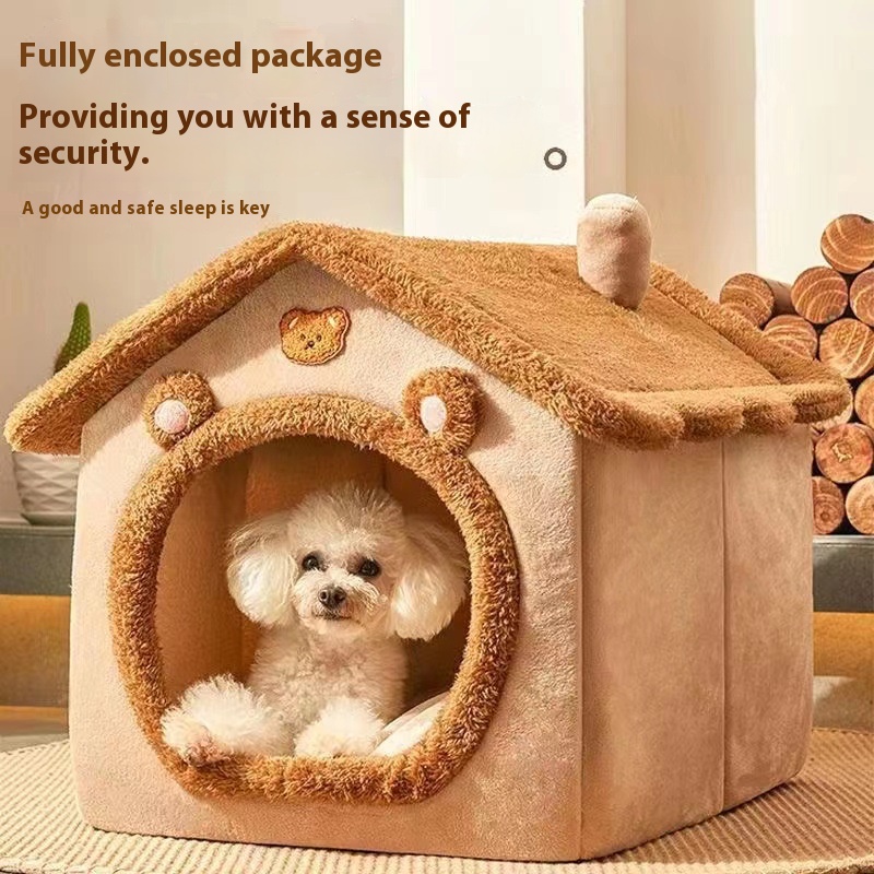 All Season Dog House Style Bed - Calming Dog Bed のレビューと価格