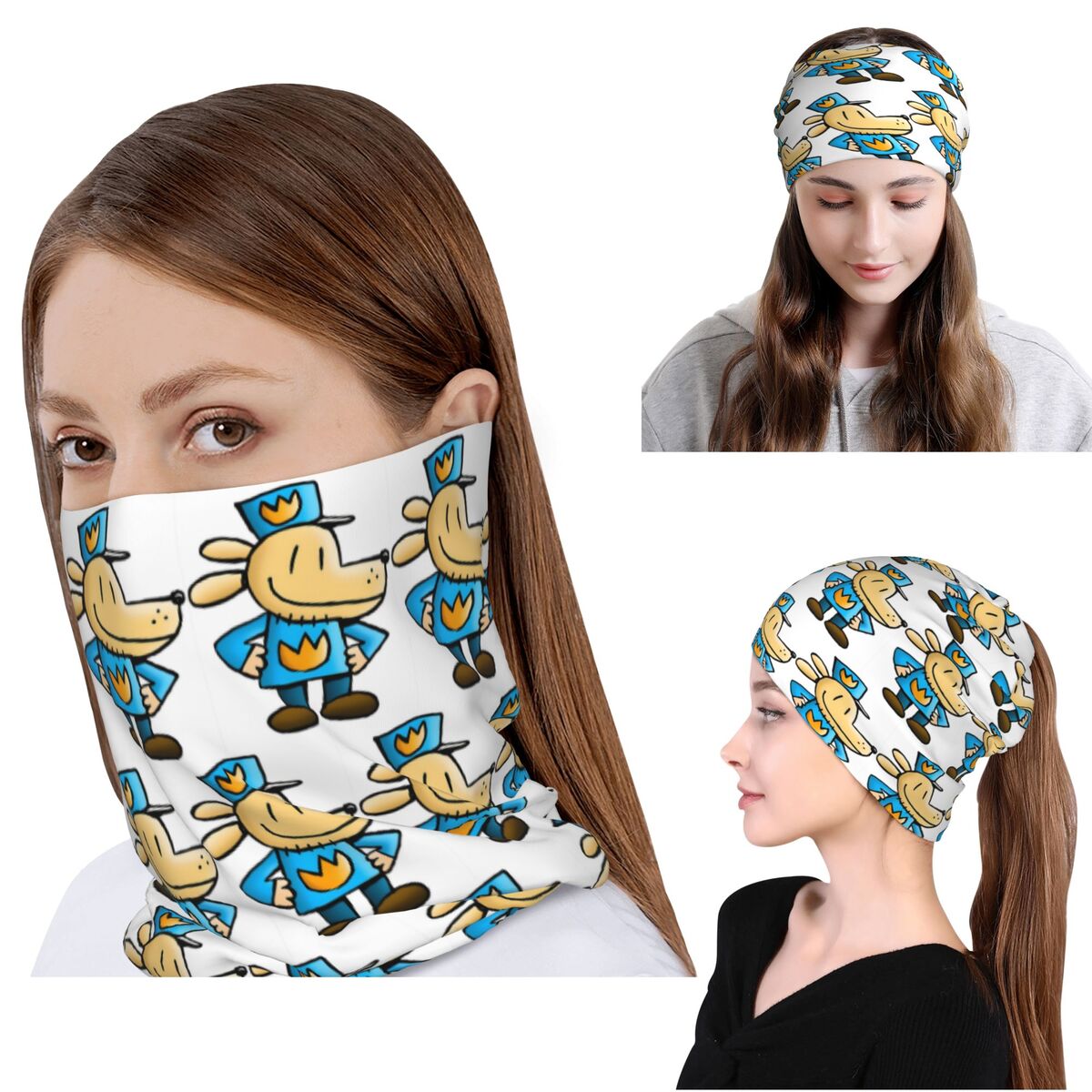 Dog Man Comedic Graphic Novel  - Dog Bandana Scarf のレビューと価格