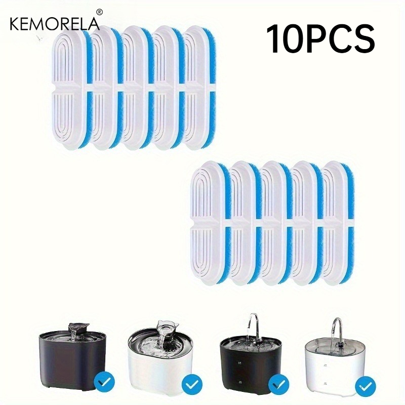 KEMORELA 6/10/16pcs Pet Water  - Cat Water Fountain Filter のレビューと価格