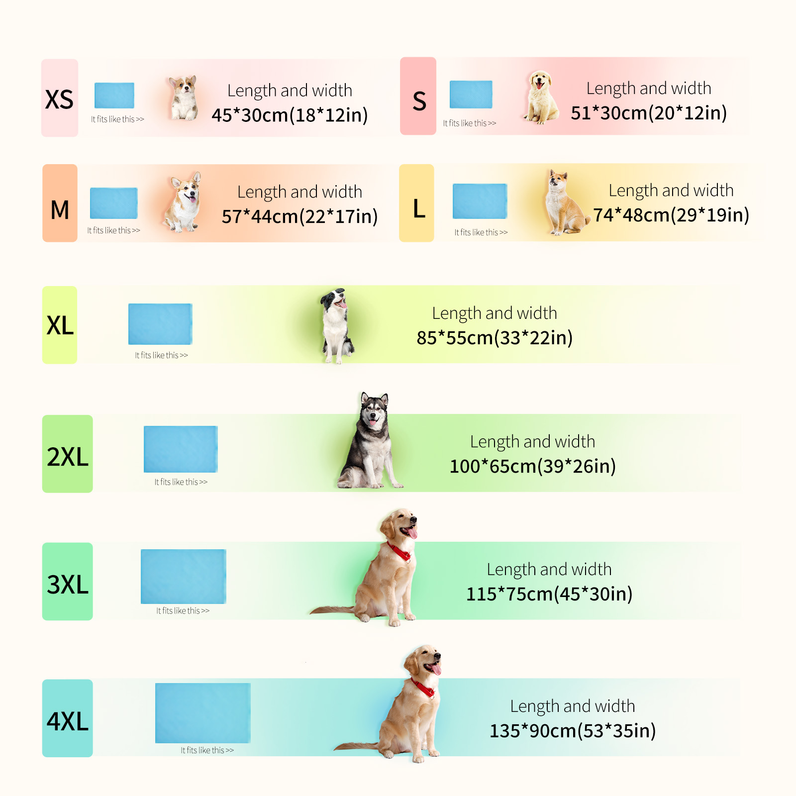 Pet Cooling Mat Dog Cat Sleepi - Calming Dog Bed のレビューと価格