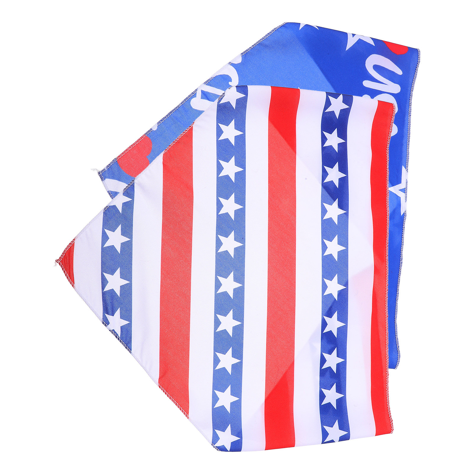 2Pcs Pet Bandana American Flag - Dog Bandana Scarf のレビューと価格