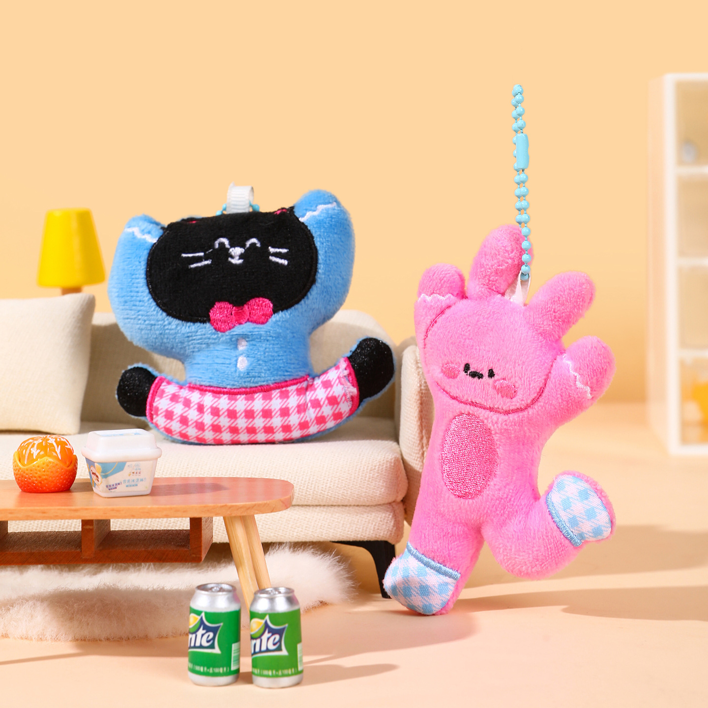 Furry plush cat and dog keycha - Pet Supplies Store のレビューと価格