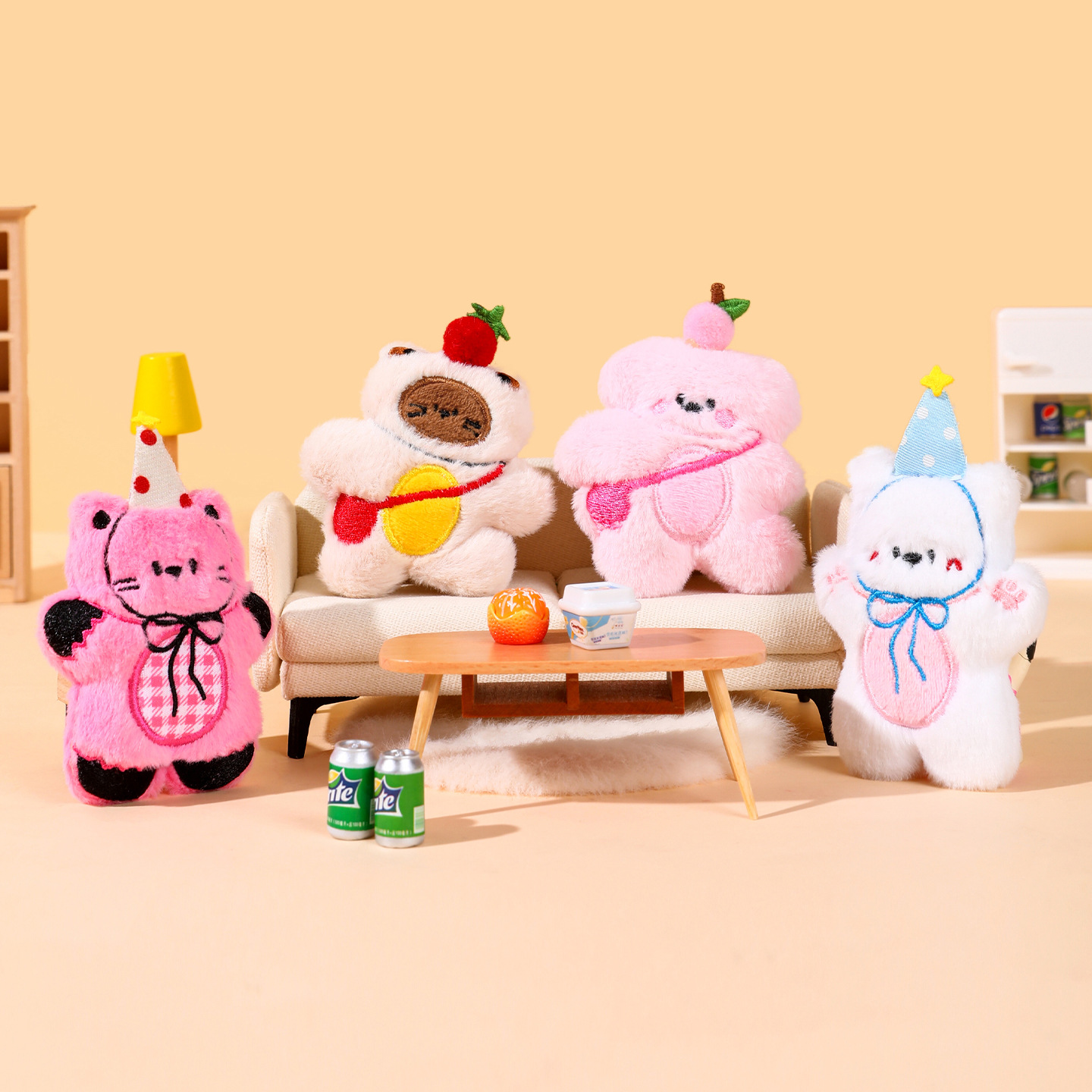 Furry plush cat and dog keycha - Pet Supplies Store のレビューと価格
