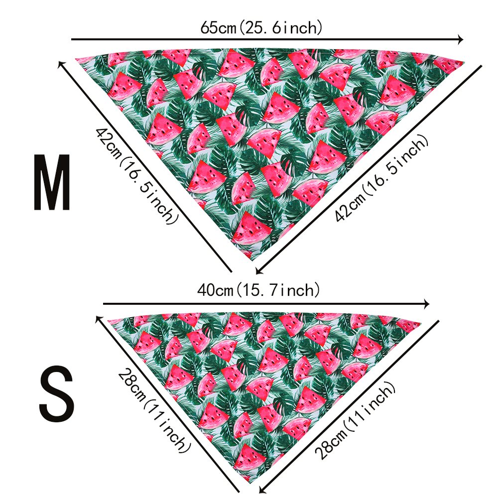 8pcs Dog Bandana Fruit Style B - Dog Bandana Scarf のレビューと価格