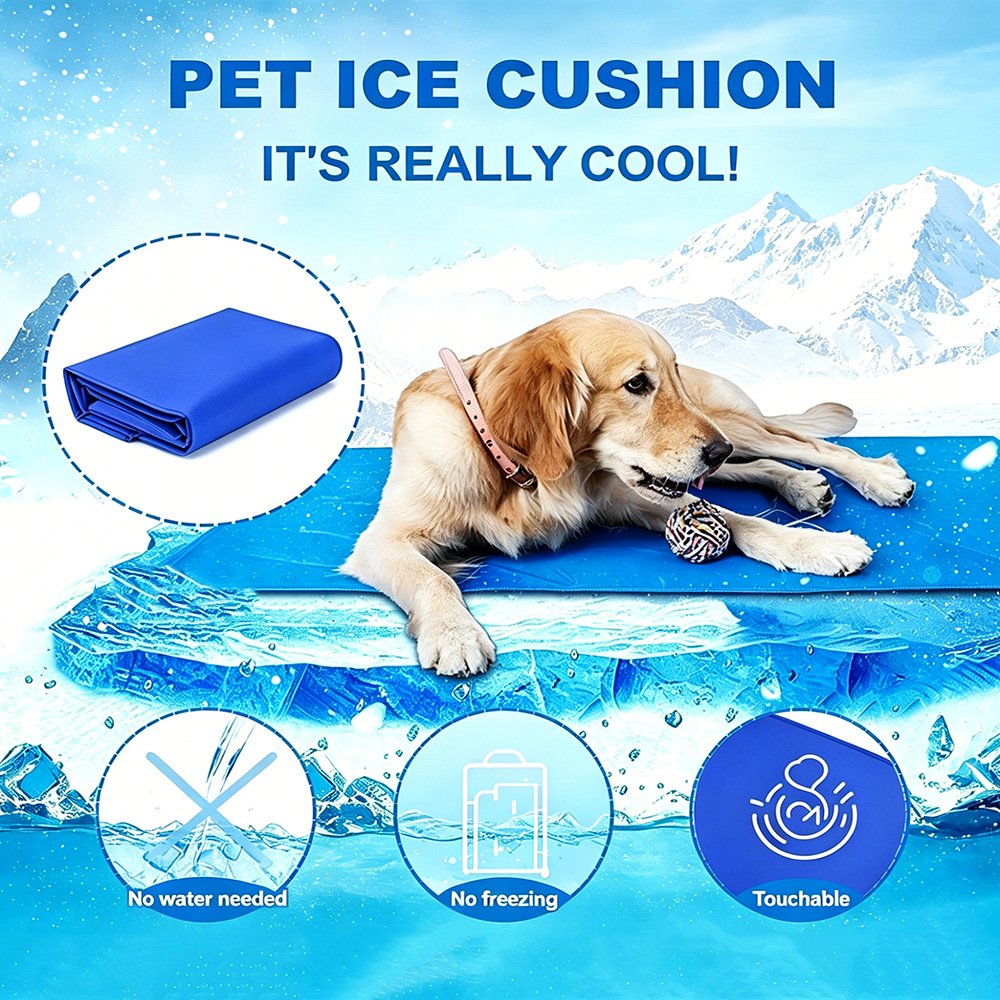 Summer Gel Pet Cooling Bed Mat - Calming Dog Bed のレビューと価格
