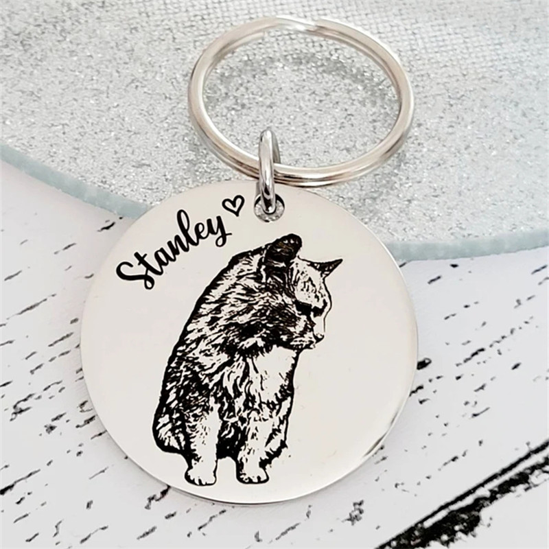 Animal Paw Print Keychain Cust - Pet Supplies Store のレビューと価格