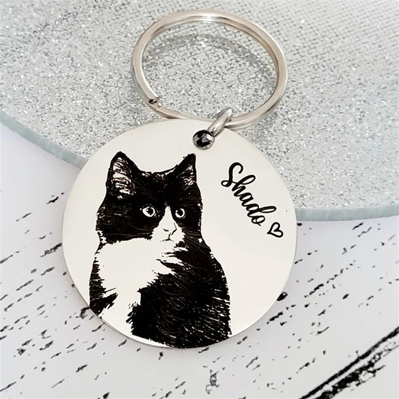 Animal Paw Print Keychain Cust - Pet Supplies Store のレビューと価格