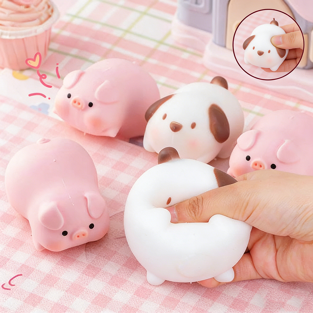 Cute Pink Pig White Dog Animal - Pet Supplies Store のレビューと価格