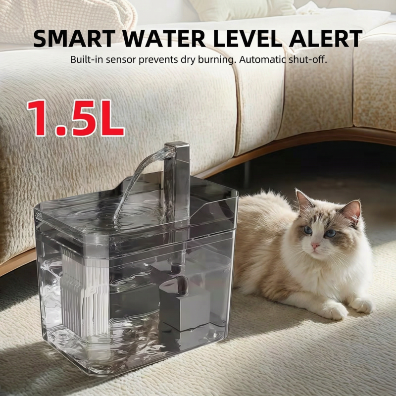 1.5L Cat Water Fountain Automa - Cat Water Fountain Filter のレビューと価格