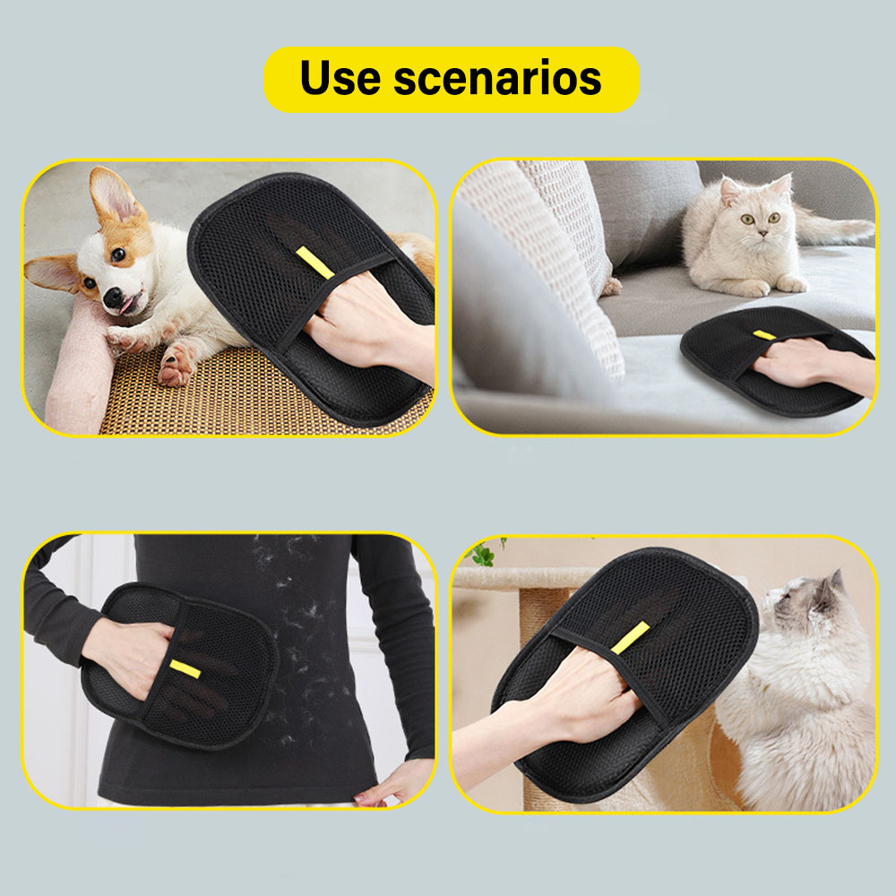 Pet Grooming Gloves Static Ded - Pet Supplies Grooming のレビューと価格