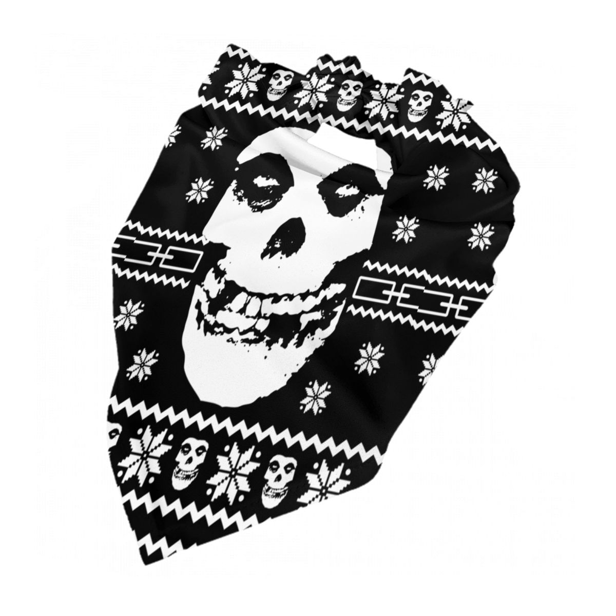 Punk Rock Band Misfits Pet Sca - Dog Bandana Scarf のレビューと価格
