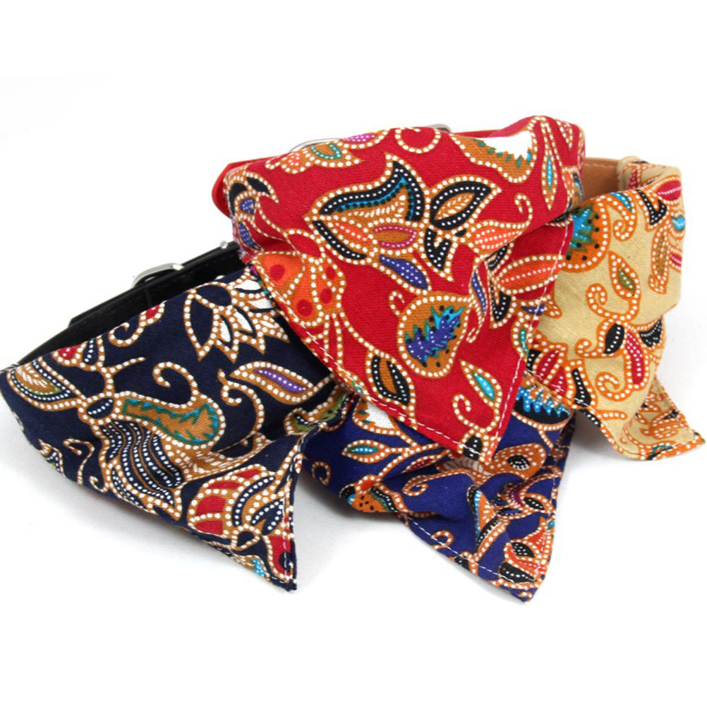 2 Pcs Chic Cat Accessories Tri - Dog Bandana Scarf のレビューと価格