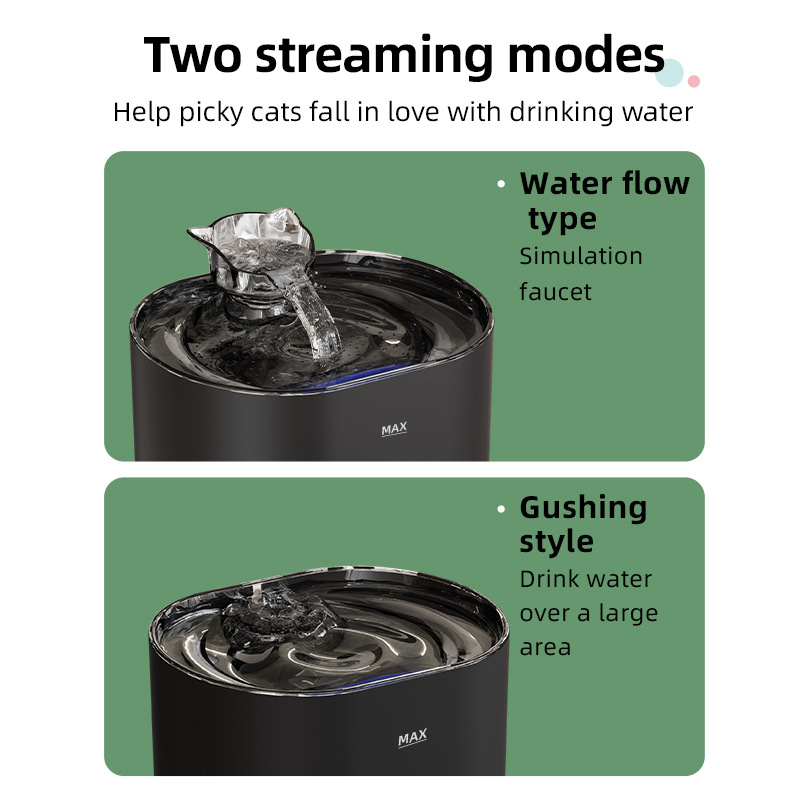 Automatic Circulating Pet Wate - Cat Water Fountain Filter のレビューと価格