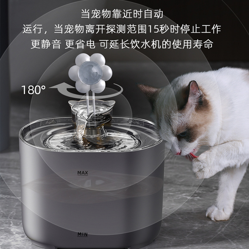 Automatic Circulating Pet Wate - Cat Water Fountain Filter のレビューと価格