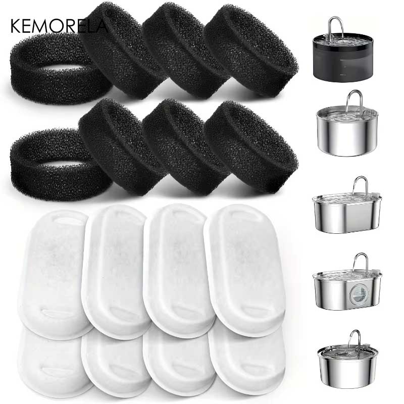 8PCS Cat Water Fountain Replac - Cat Water Fountain Filter のレビューと価格