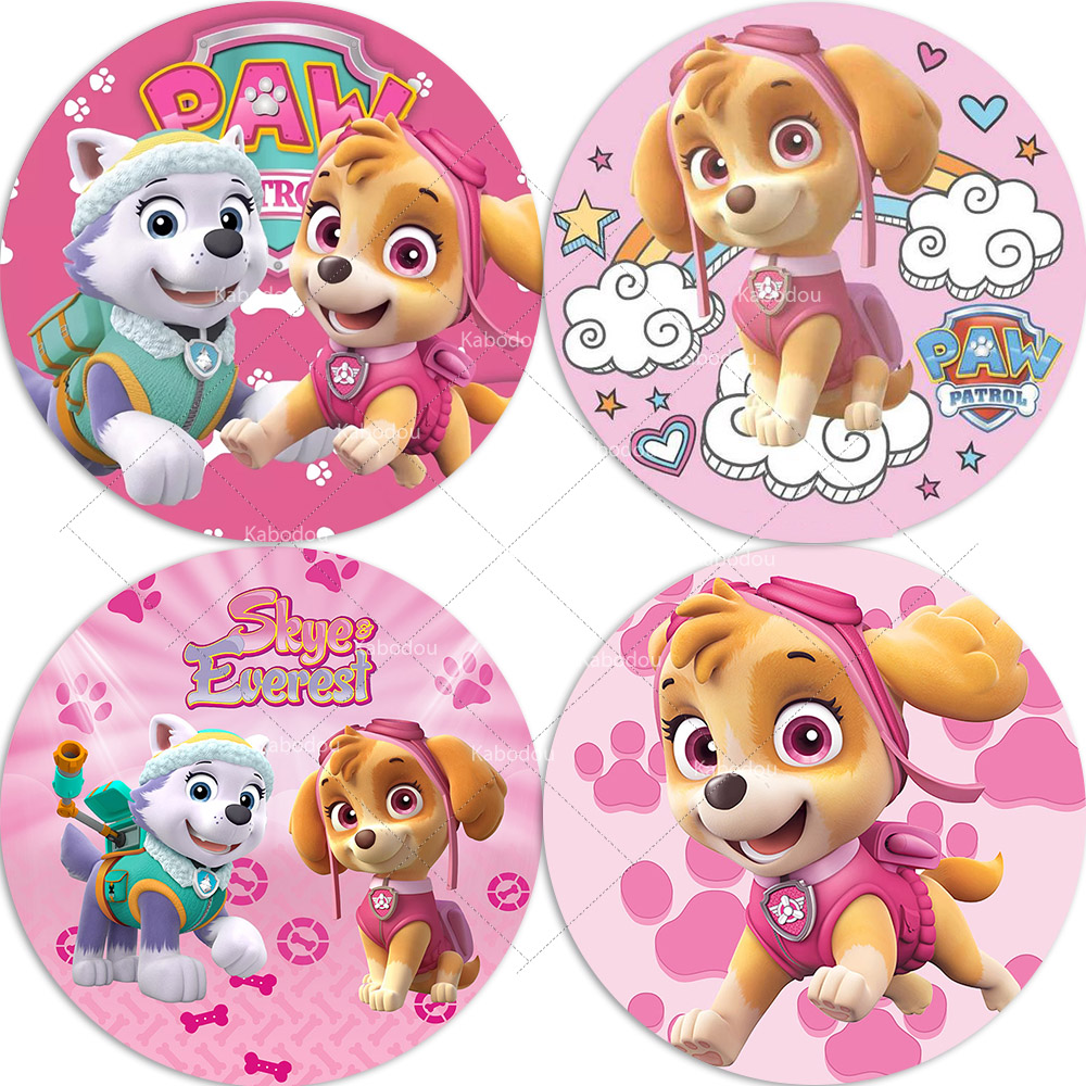Paw Patrol Skye Backdrop Round - Pet Supplies Store のレビューと価格