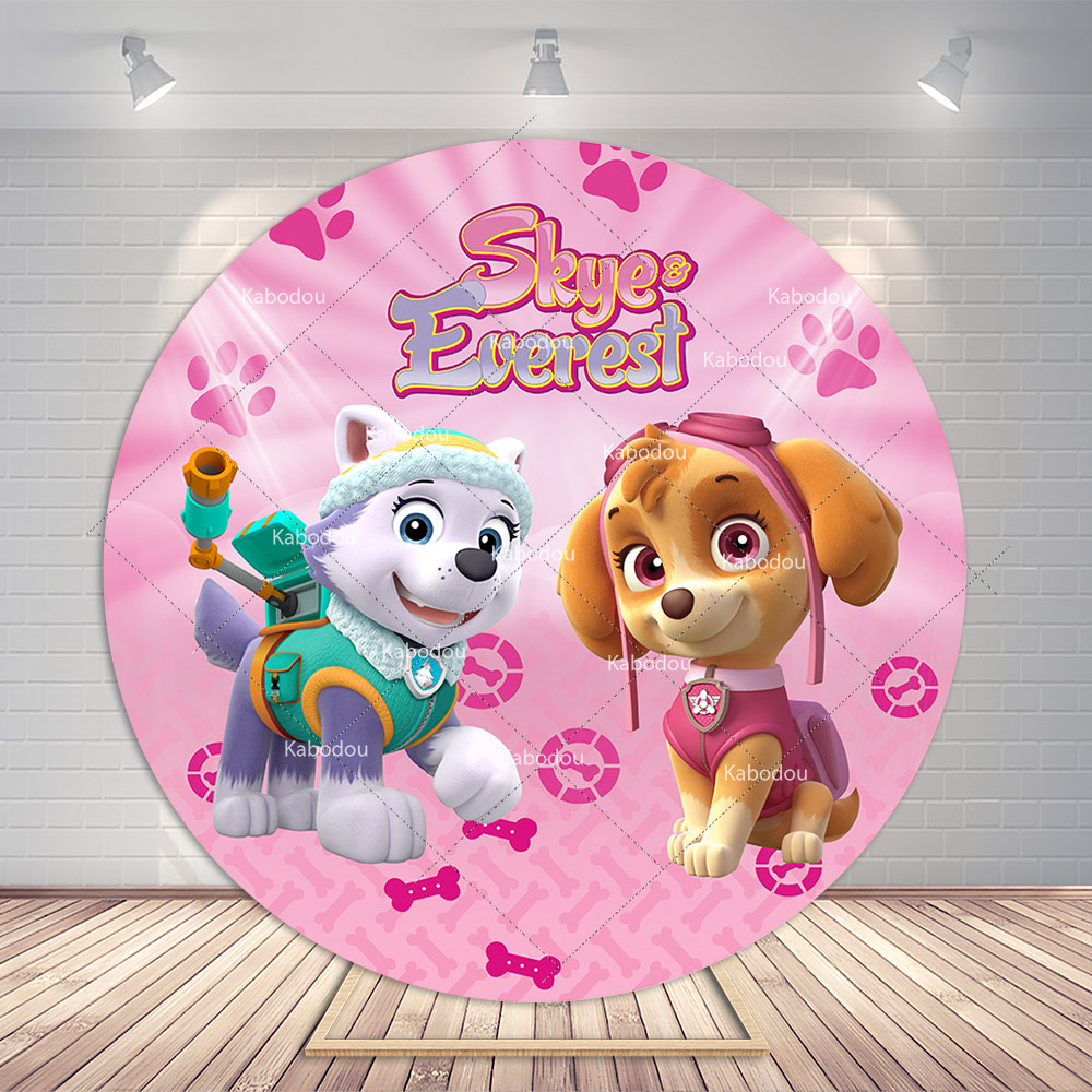 Paw Patrol Skye Backdrop Round - Pet Supplies Store のレビューと価格