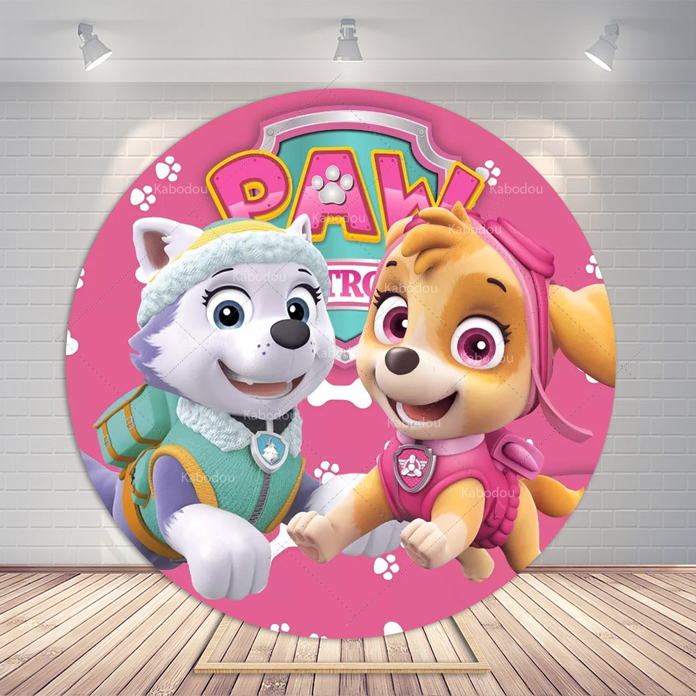 Paw Patrol Skye Backdrop Round - Pet Supplies Store のレビューと価格