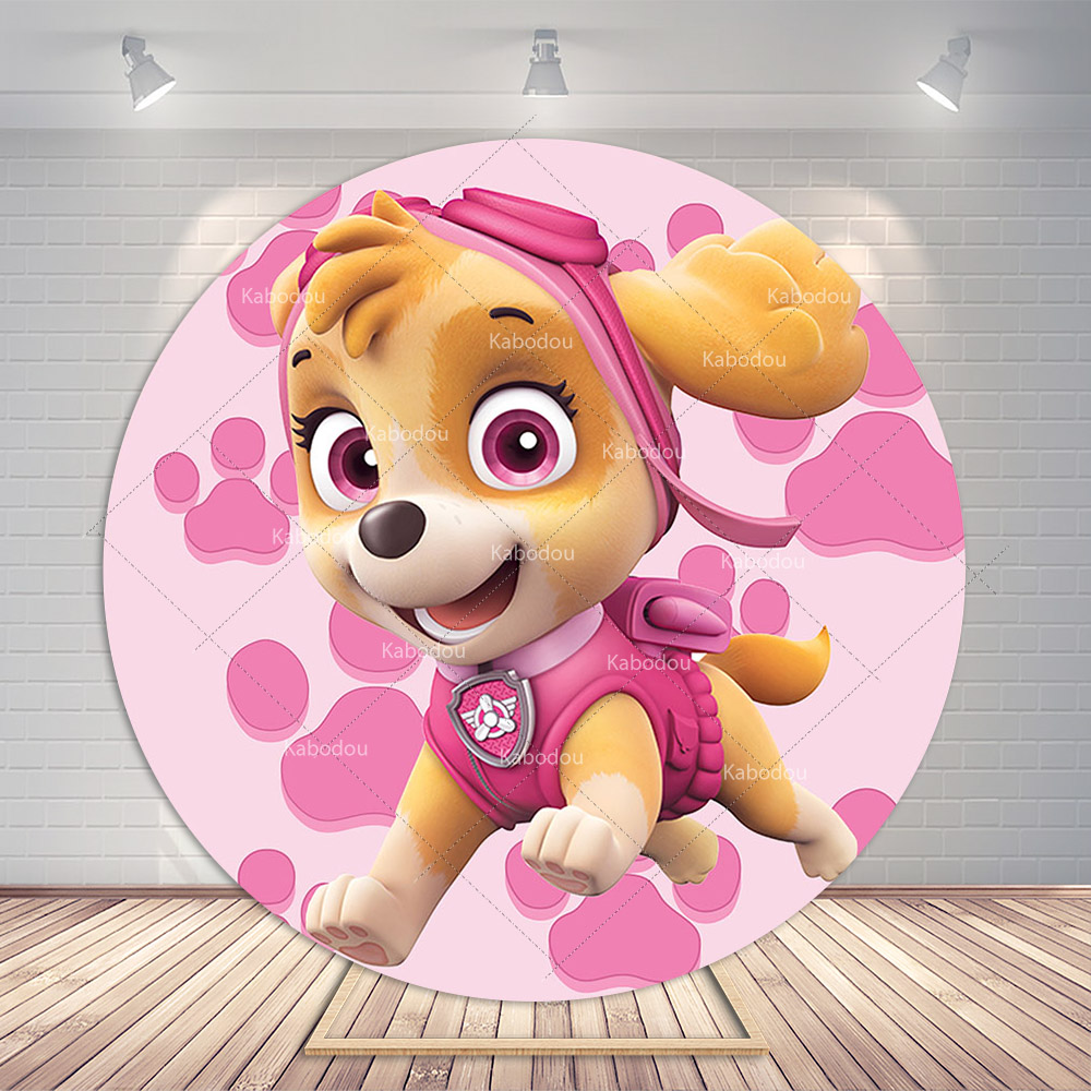 Paw Patrol Skye Backdrop Round - Pet Supplies Store のレビューと価格