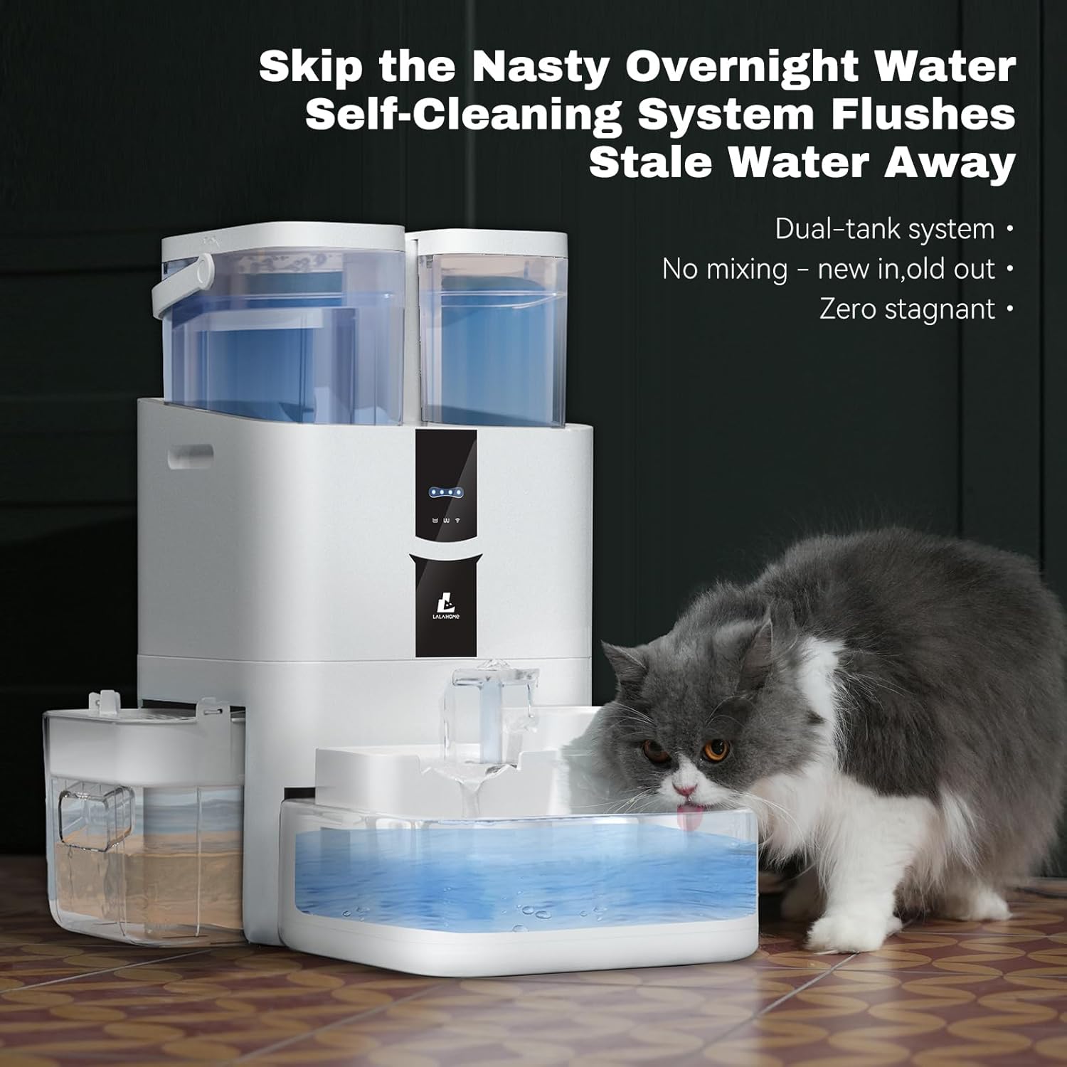 Automatic Cat Water Fountain 1 - Cat Water Fountain Filter のレビューと価格