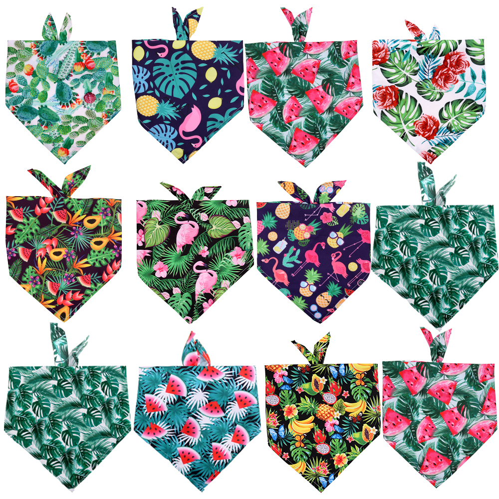 50pcs Dog Bandana Summer Fruit - Dog Bandana Scarf のレビューと価格