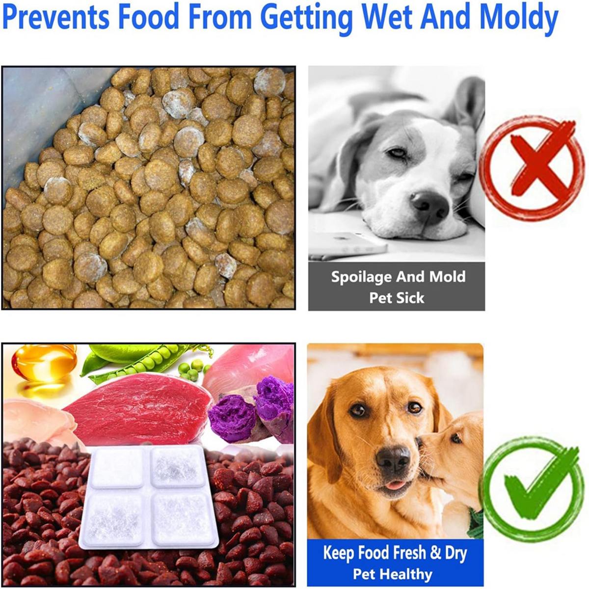 YCHL 12PCS Pet Food Desiccant  - Pet Supplies Store のレビューと価格